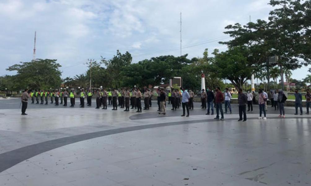 Pimpin Pengamanan, Kapolres Siak: Jangan Ada Keragu-raguan Utamakan Keselamatan