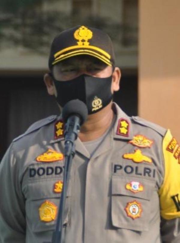 Polres Siak Turunkan Ratusan Porsonel Amankan Pendaftaran Cabup dan Cawabup Siak