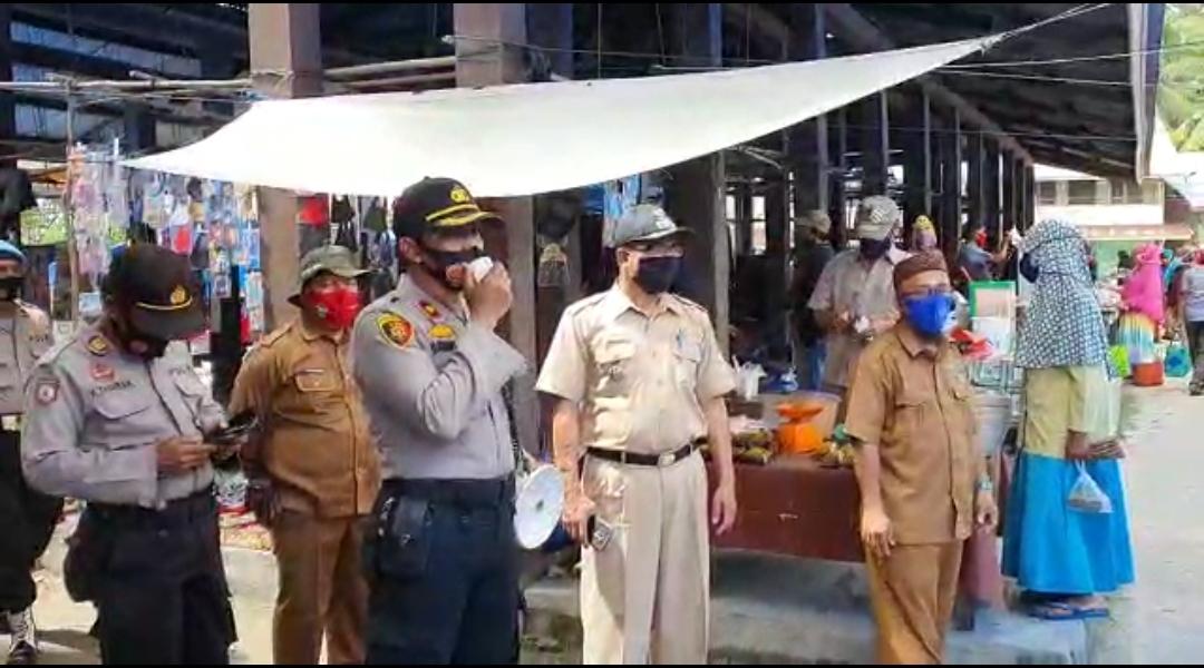 Polsek Tanah Putih Gelar Ops Yustisi, Masyarakat Tak Gunakan Masker Dapat Teguran