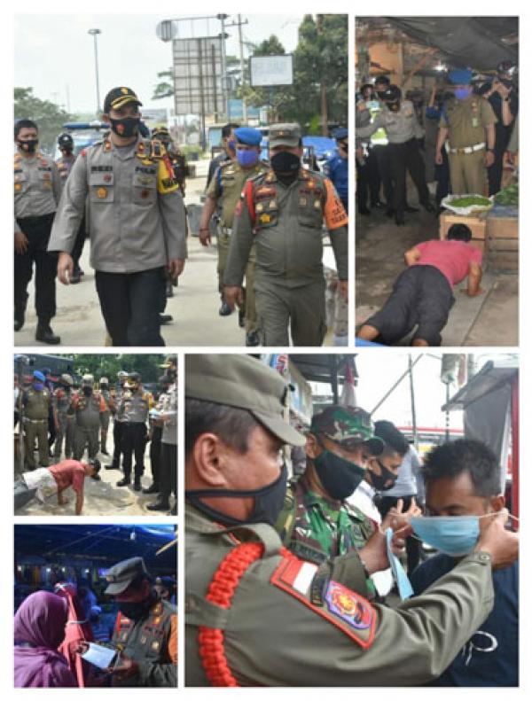 Sosialisasi Perbub Covid-19 Pelalawan, Denda Rp.100 Ribu Tak Pakai Masker Hingga Rp.3 Juta Bagi Pelaku Usaha 