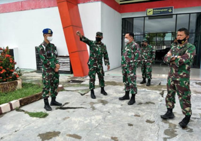 Waaspotwil Kogabwilhan II Tinjau Lokasi Baksos HUT Ke-75 TNI di Masamba
