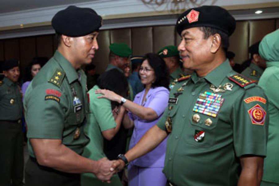 18 Pati TNI Naik Pangkat