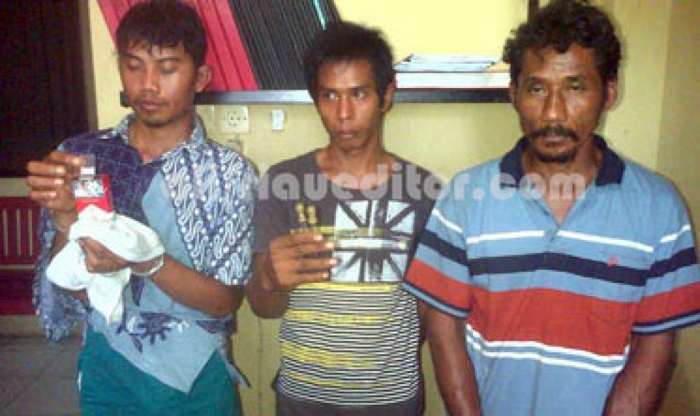 Tiga Tersangka Pelaku Curanmor Diringkus Polres Inhu
