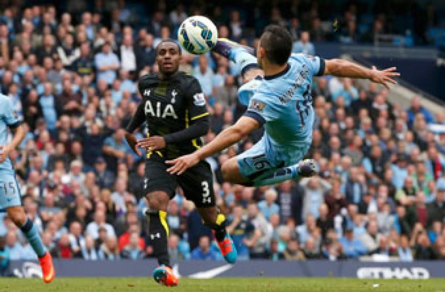 Aguero Cetak `Quattrick`, City Libas Tottenham
