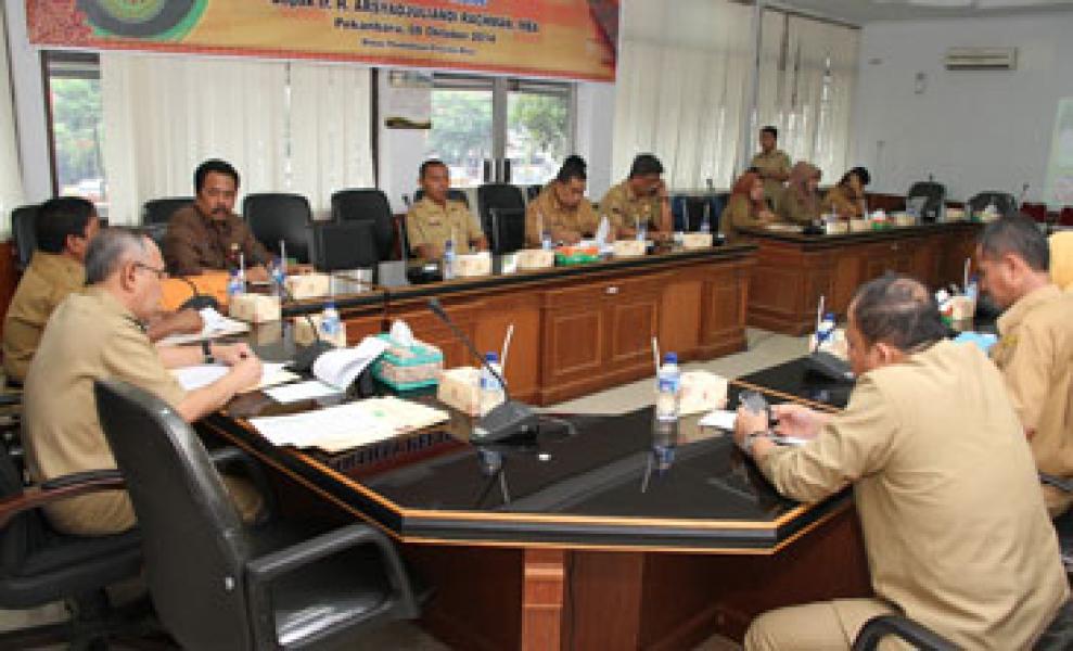 Dimulai dari Dinas Pendidikan, Plt Gubri akan Road Show ke Setiap SKPD