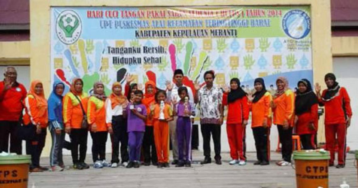 Hari Cuci Tangan Sedunia Meranti Dipusatkan di Kecamatan Tebing Tinggi Barat