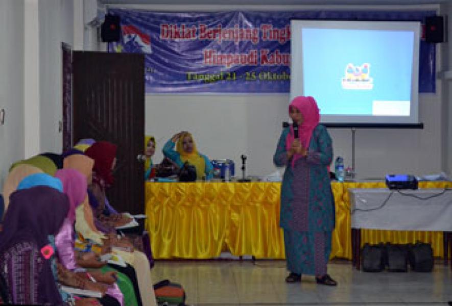Himpaudi Gelar Diklat Berjenjang Tingkat Dasar PAUD Se Kabupaten Rohil