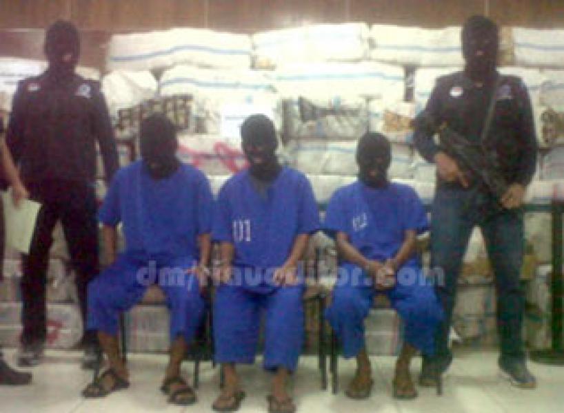 Kasus puluhan Ton Ganja, BNN Tetapkan 3 Tersangka