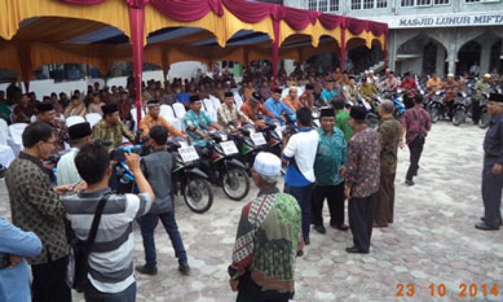 LDII Pusat Serahkan Bantuan Kendaraan Operasional
