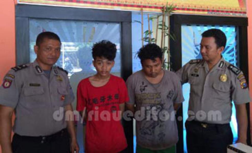 Lagi, Dua Tersangka Maling Diringkus Polsek Bukit Raya