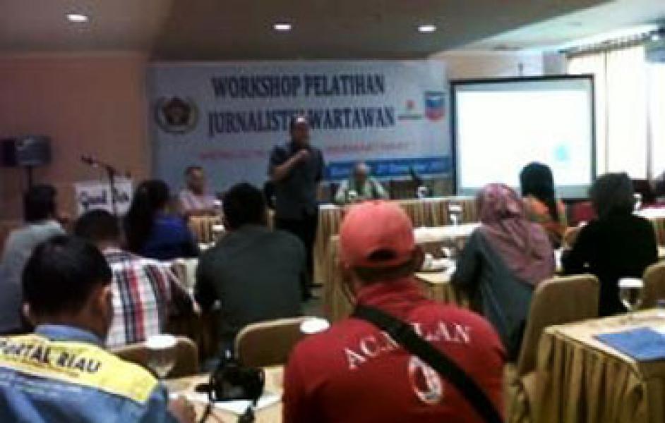 PWI Riau-SKK Migas-Chevron Gelar Pelatihan Jurnalistik