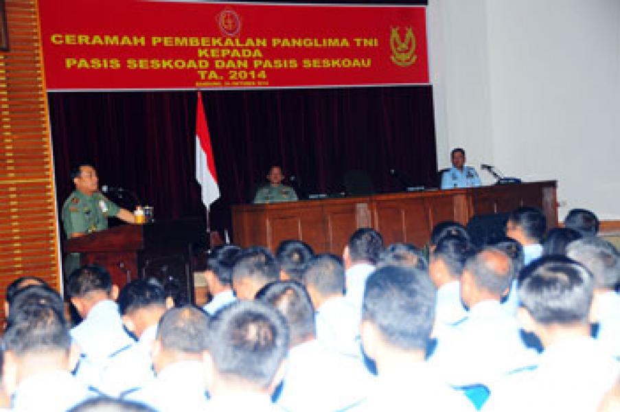 Panglima TNI bekali Pasis Sesko Angkatan