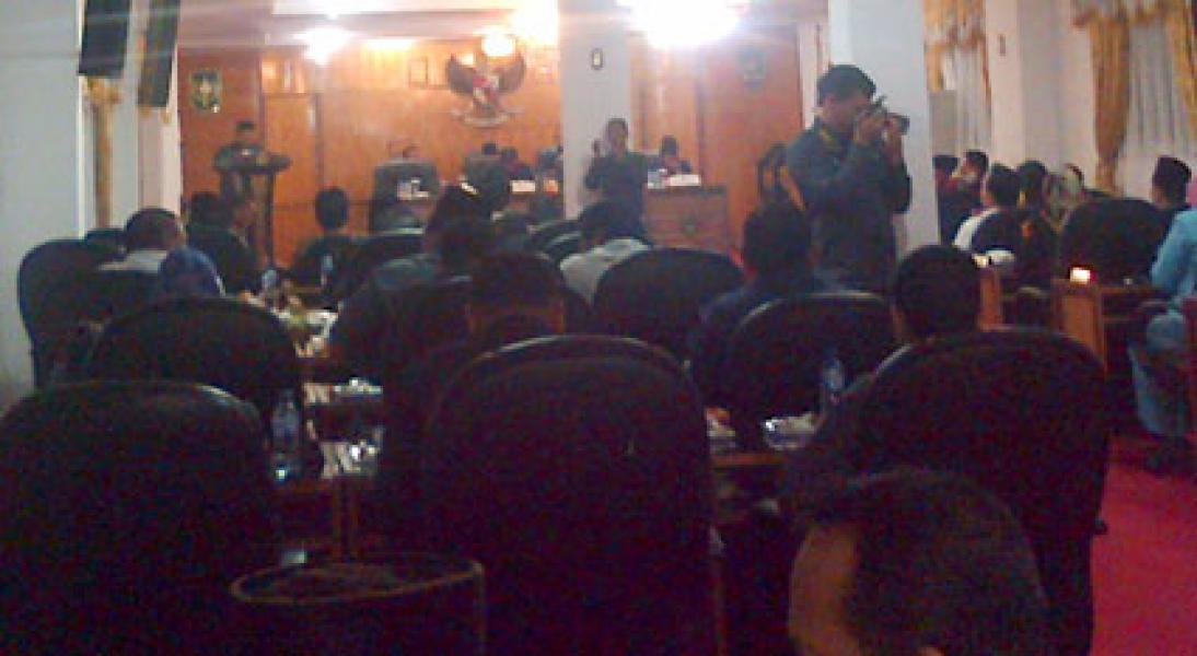 Paripurna Pembahasan Rancangan Tatib DPRD Rohil