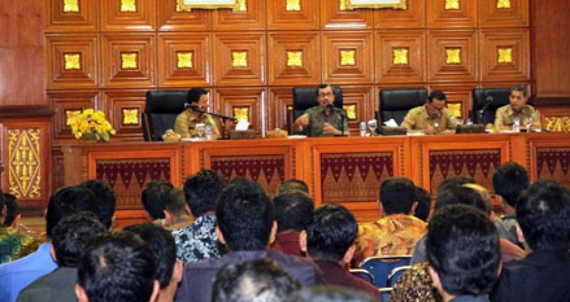 Perangkat Desa se Kabupaten Siak Bimtek ke IPDN Jatinangor