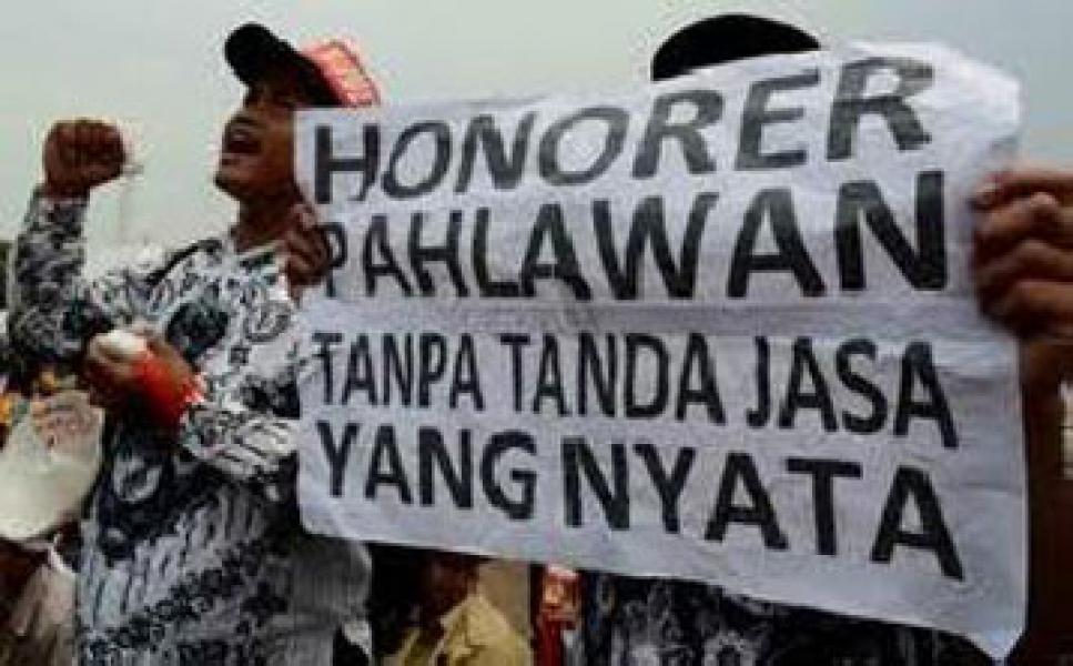 Puluhan Honorer K2 Datangi Plt Gubri, Pertanyakan Kejelasan Status Mereka