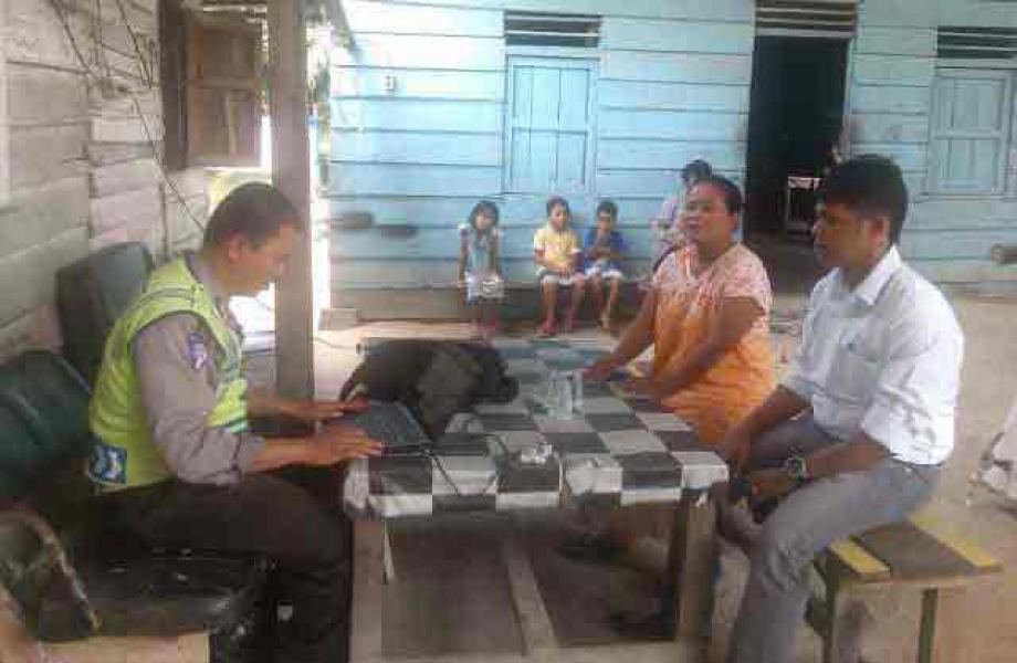 Satlantas Polres Siak : Pelayanan prima sistem jemput bola