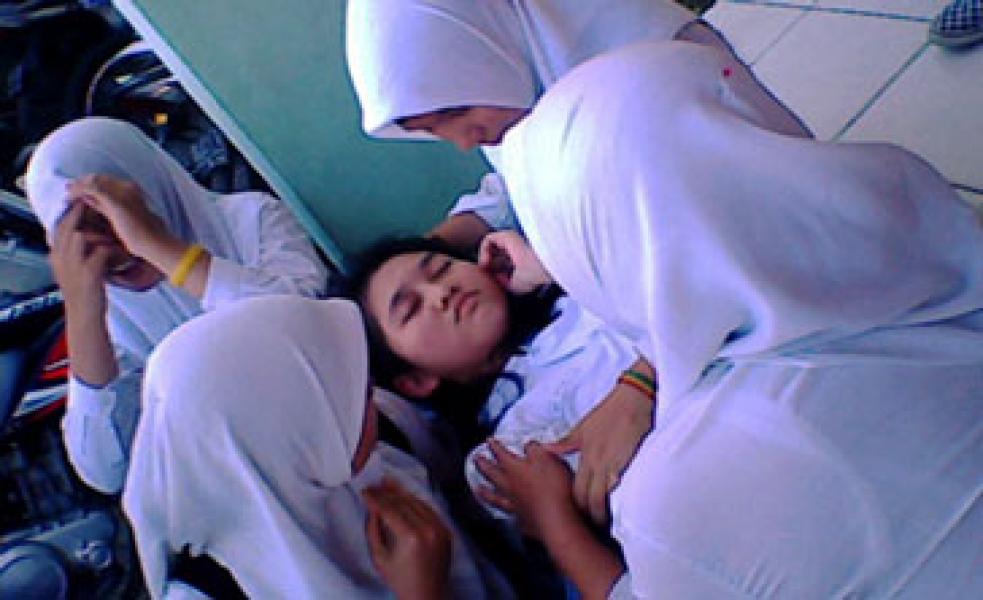 Sejumlah Siswi SMAN 1 Selatpanjang Kesurupan Saat Jam Belajar