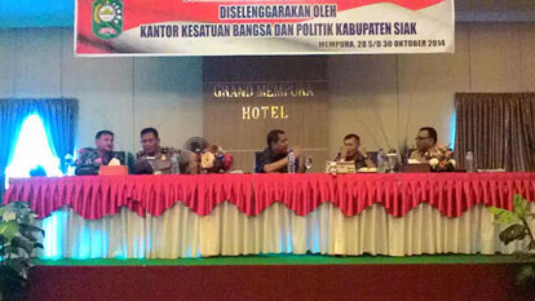 Sekdakab Siak Buka Sosialisaasi 4 Pilar Kebangsaan