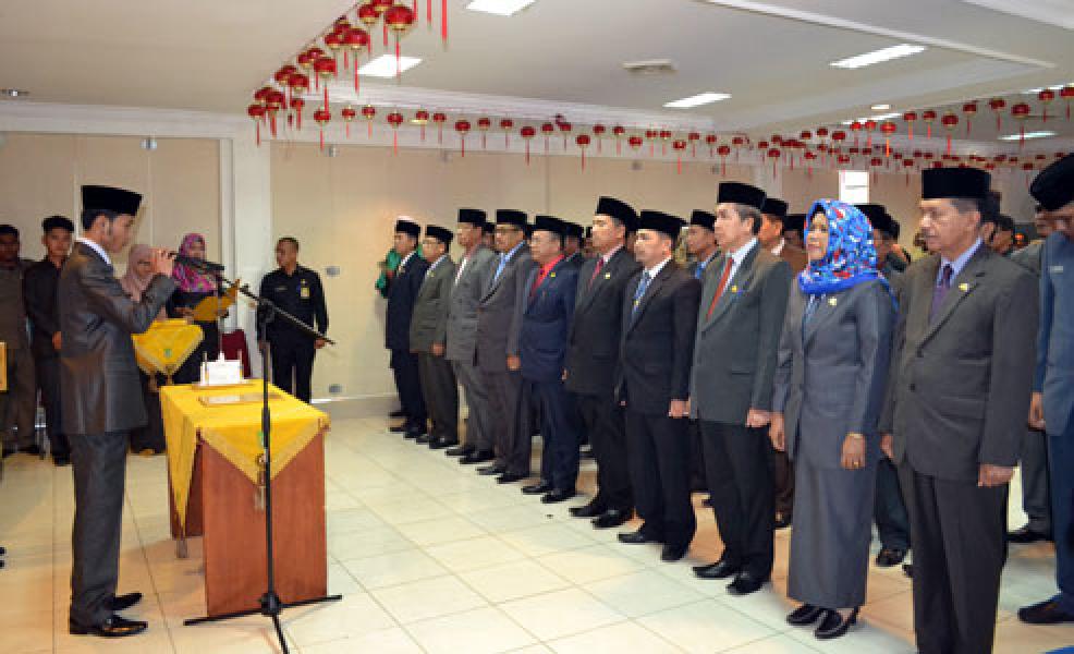 Wabup Rohil Lantik 39 Eselon II dan III