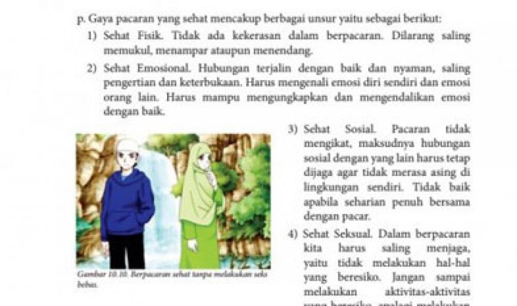 Wow... Gaya Pacaran Sehat Masuk ke Buku Kurikulum 2013