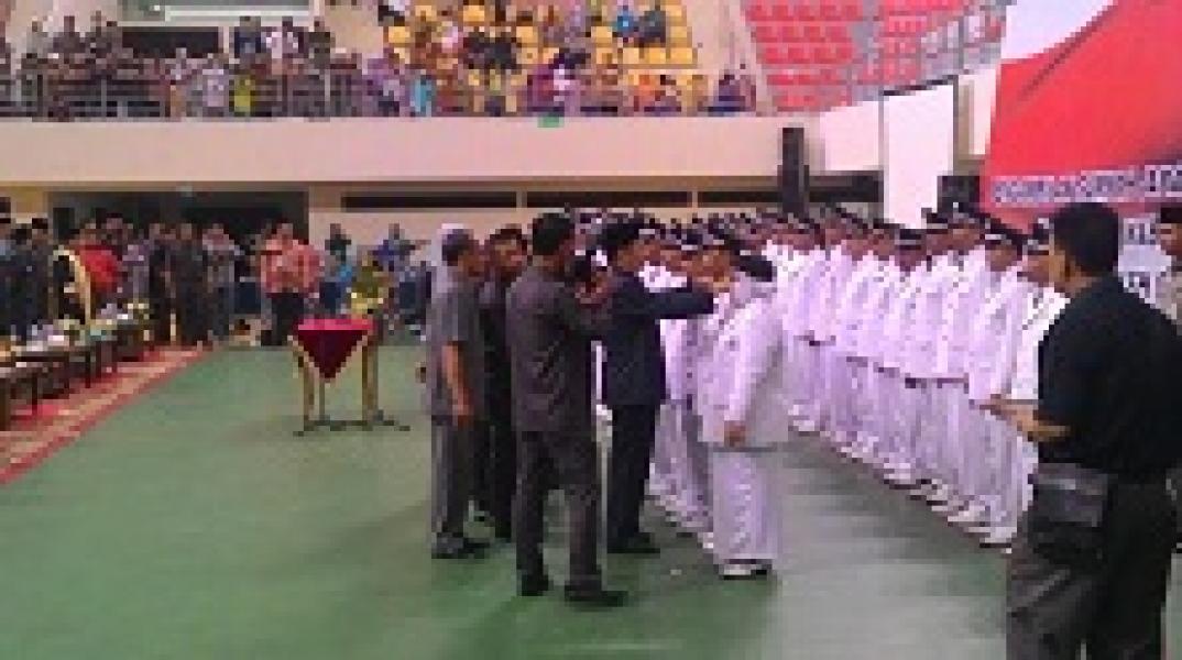 39 Penghulu Kampung di Lantik, Bupati Minta Penghulu Bekerja Profesional