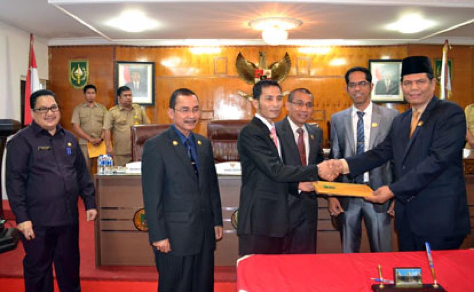 APBD-P Rohil 2015 Disahkan Sebesar Rp 2,793 Triliun