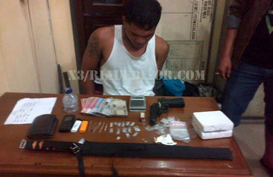 Bandar Sabu Bersenjata Air Softgun Ditangkap Polisi