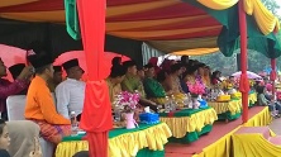 Bupati Lepas Pawai Budaya Siak Bermadah ke 13