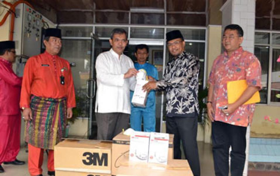 Disdikbud Riau Terima Bantuan Masker dari RAPP