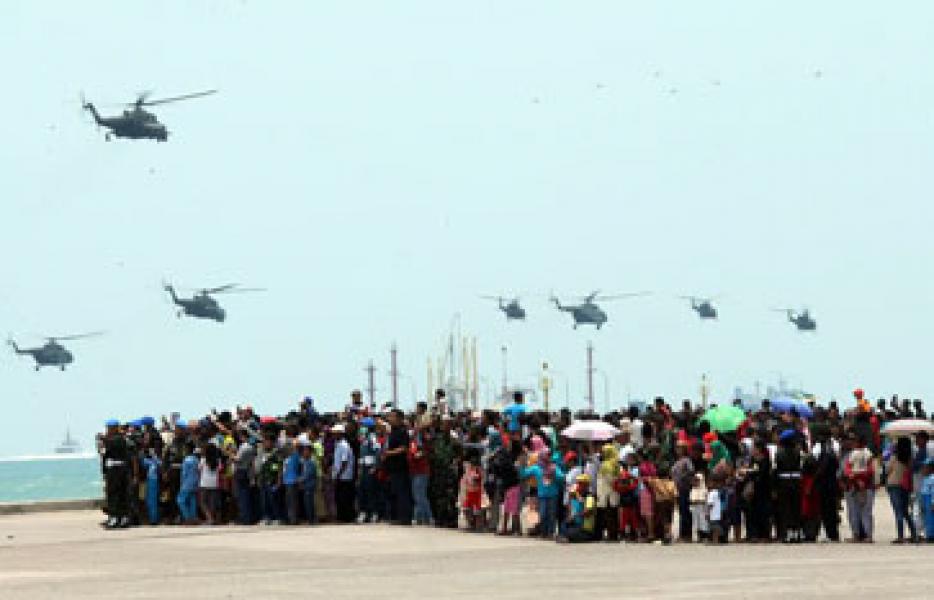 Gladi Bersih Peringatan HUT TNI ke-70 Tahun 2015