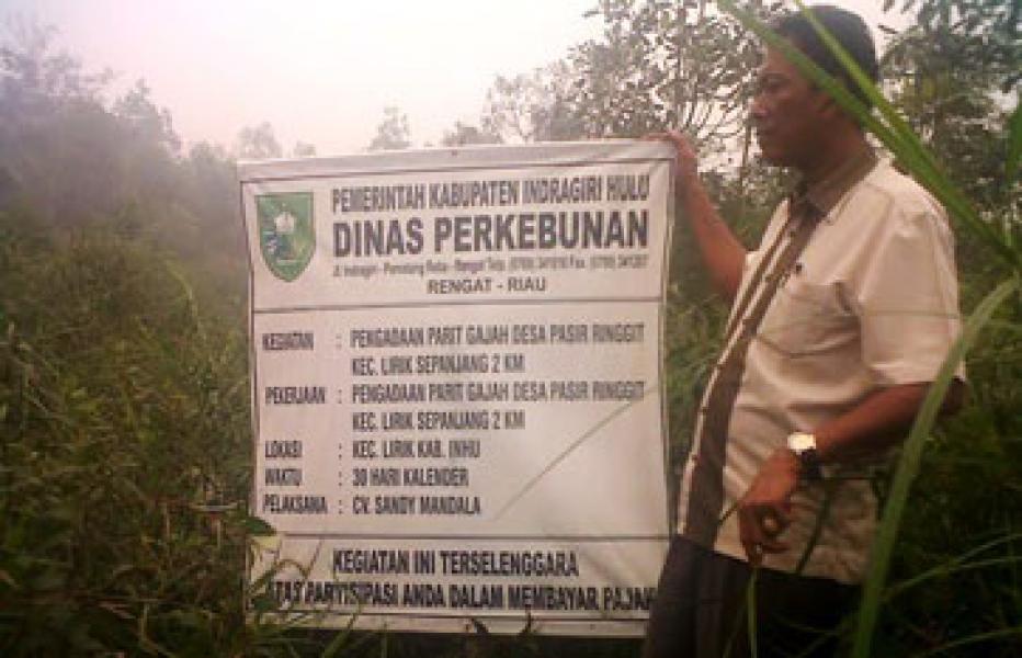 Habiskan Milyaran Rupiah, Proyek Parit Gajah Dinilai Mubazir