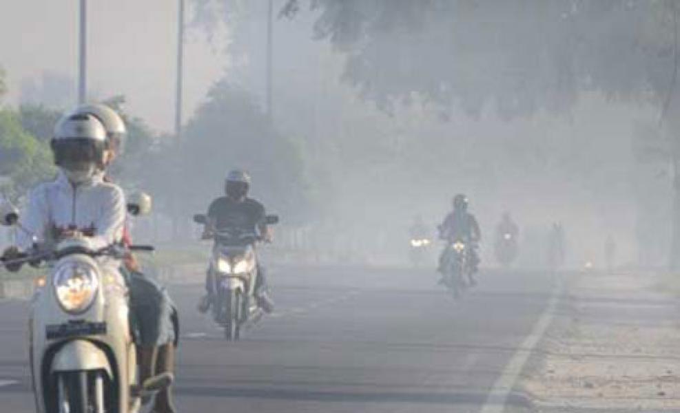 Jarak Pandang di Rengat Hanya 200 Meter