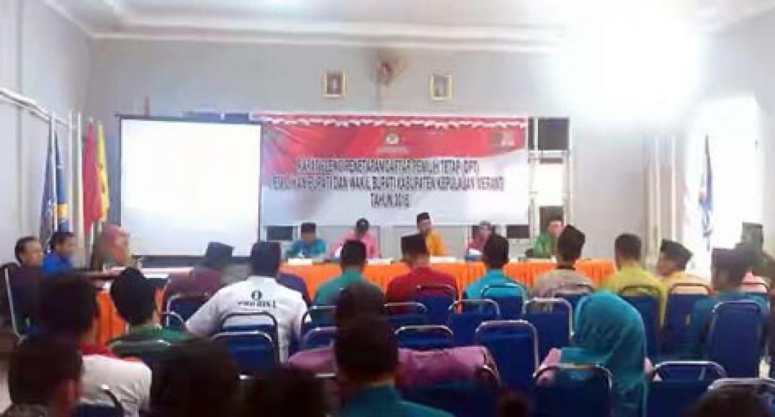 KPU Meranti Tetapkan 140.045 DPT