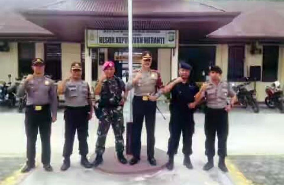 Padamkan Karhutla, 35 Marinir Tiba di Meranti