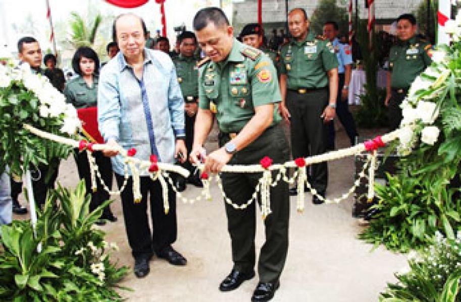 Panglima TNI Terima 200 Unit Perumahan untuk Prajurit TNI