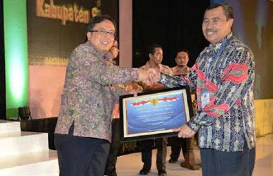 Pemkab Siak Kembali Terima Penghargaan WTP dari Menkeu