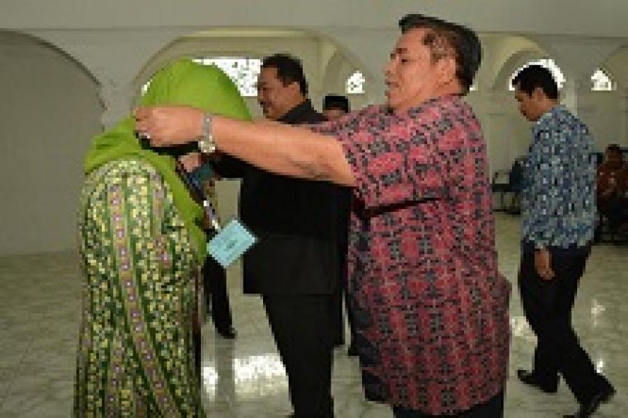 Pj Bupati Bengkalis Buka Bimtek Pengelolaan Sistem Informasi Hukum 