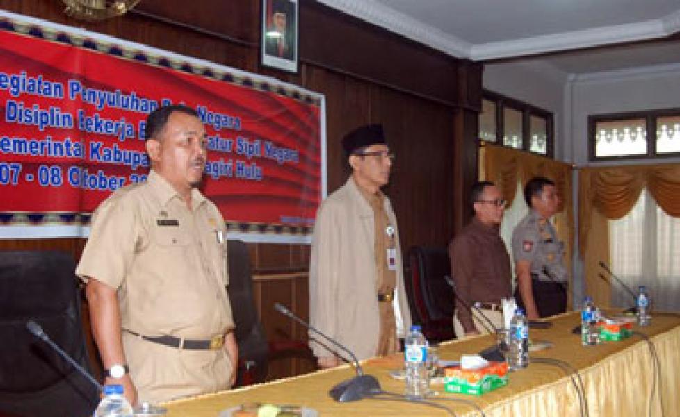 Pj Bupati Inhu Buka Sosialisasi Bela Negara