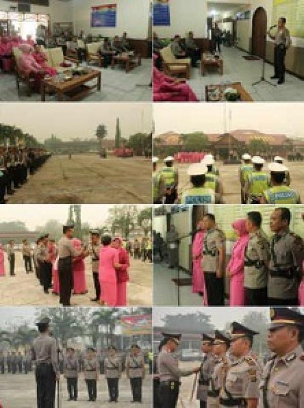 Polres Inhu Gelar Sertijab