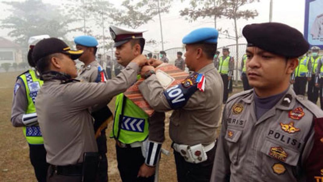 Polres Pelalawan Gelar Apel Operasi Zebra 2015