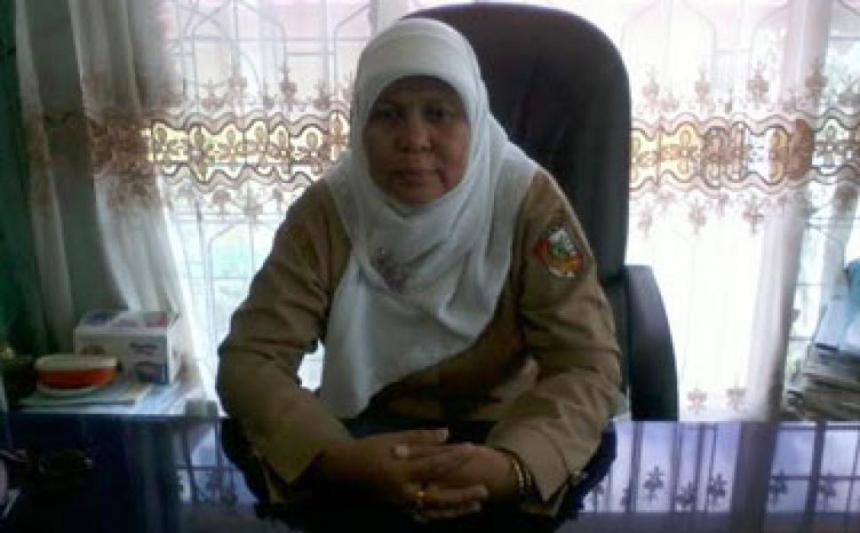 SMPN 15 Pekanbaru Dapat Bantuan Masker dari Chevron