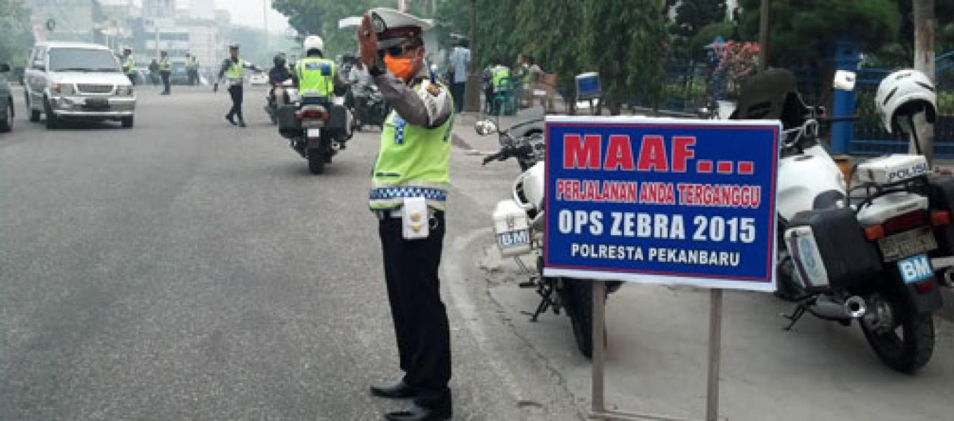 Satlantas Polresta Gelar Operasi Zebra Siak 2015