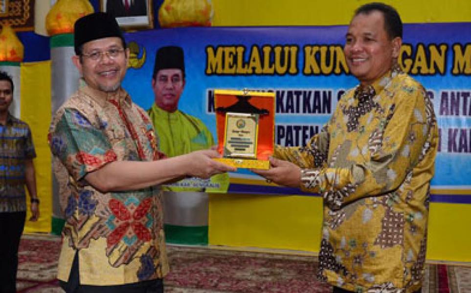 Sekda Bengkalis Sambut Kunjungan Muhibah Korpri Pelalawan