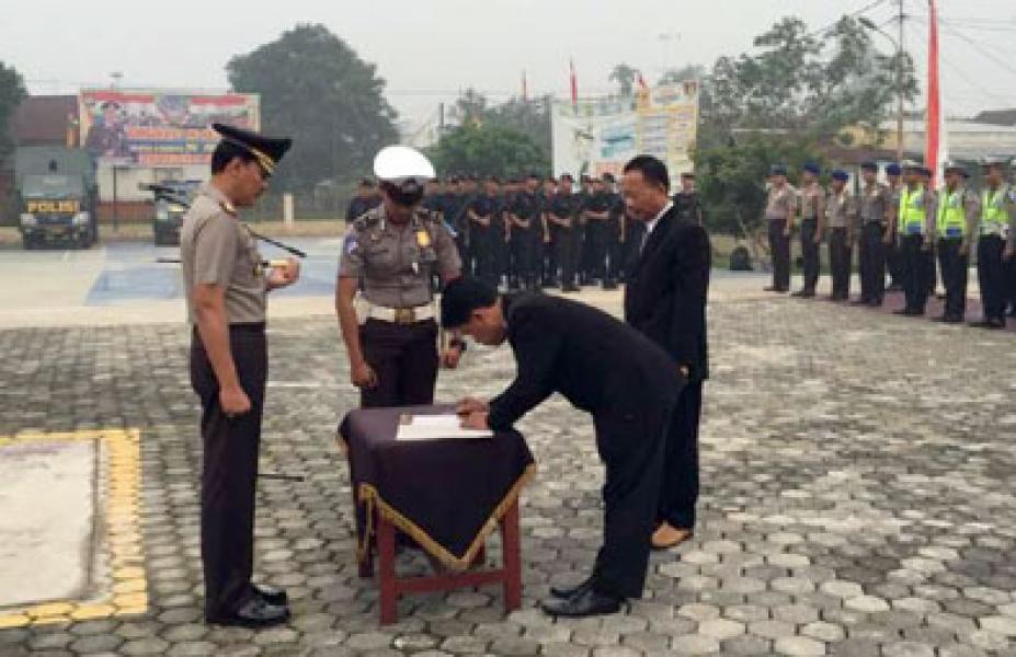 Sertijab Kasat Intelkam Polres Meranti