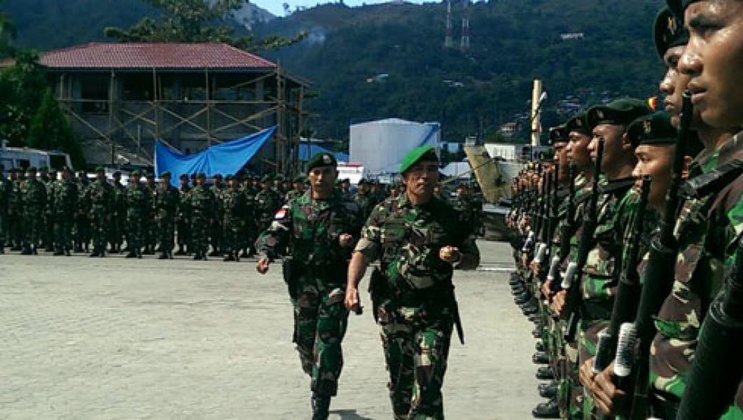 Yonif 400/Raider Berhasil Menjaga Keamanan Perbatasan RI-PNG