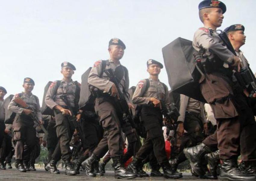 100 Brimob Kalsel Ditarik ke Jakarta Amankan Demo 4 November
