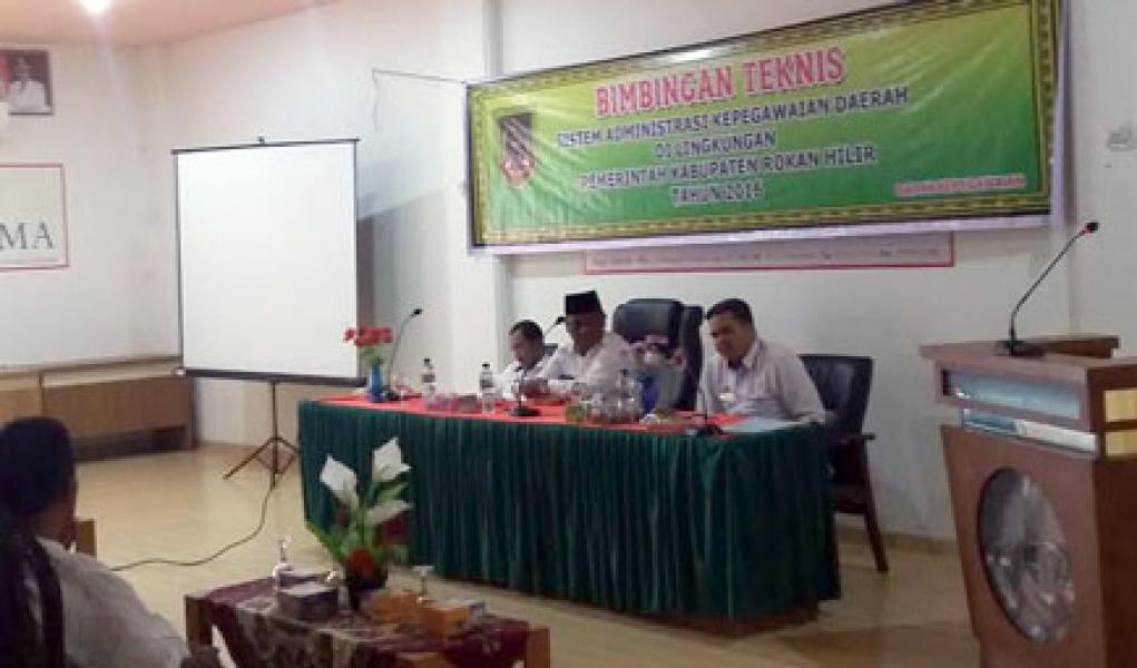 BKD Rohil Minta Semua Pegawai Laporkan SKP