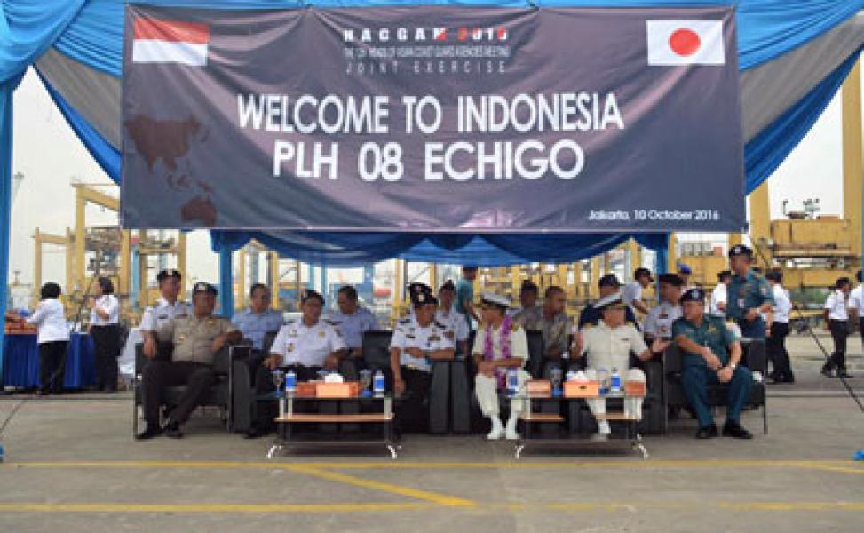 Bakamla RI Kedatangan Kapal Japan Coast Guard