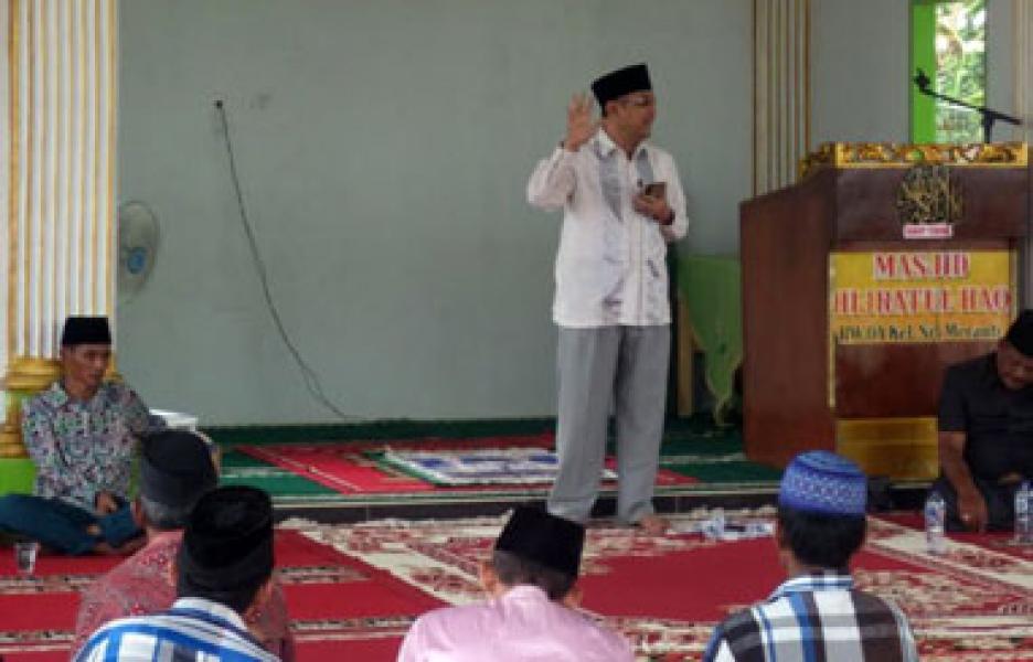 Balon Walikota Ramli Walid Silaturahmi ke Masjid Hijratul Haq