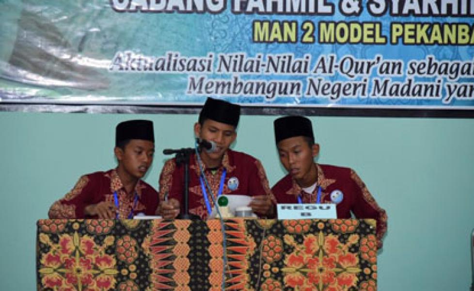 Bupati Amril Mukminin Ucapkan Tahniah Atas Keberhasilan Cabang Fahmil Quran